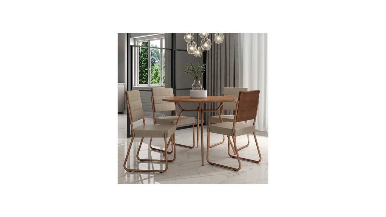 A Melhor Mesa de 4 Cadeiras: 7 Modelos que Combinam Estilo e Durabilidade