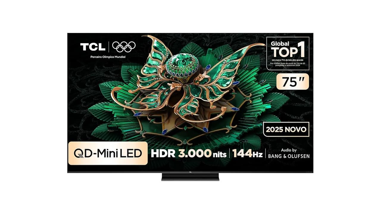 Melhor TV TCL 75 polegadas: Top 3 Modelos com Mini LED