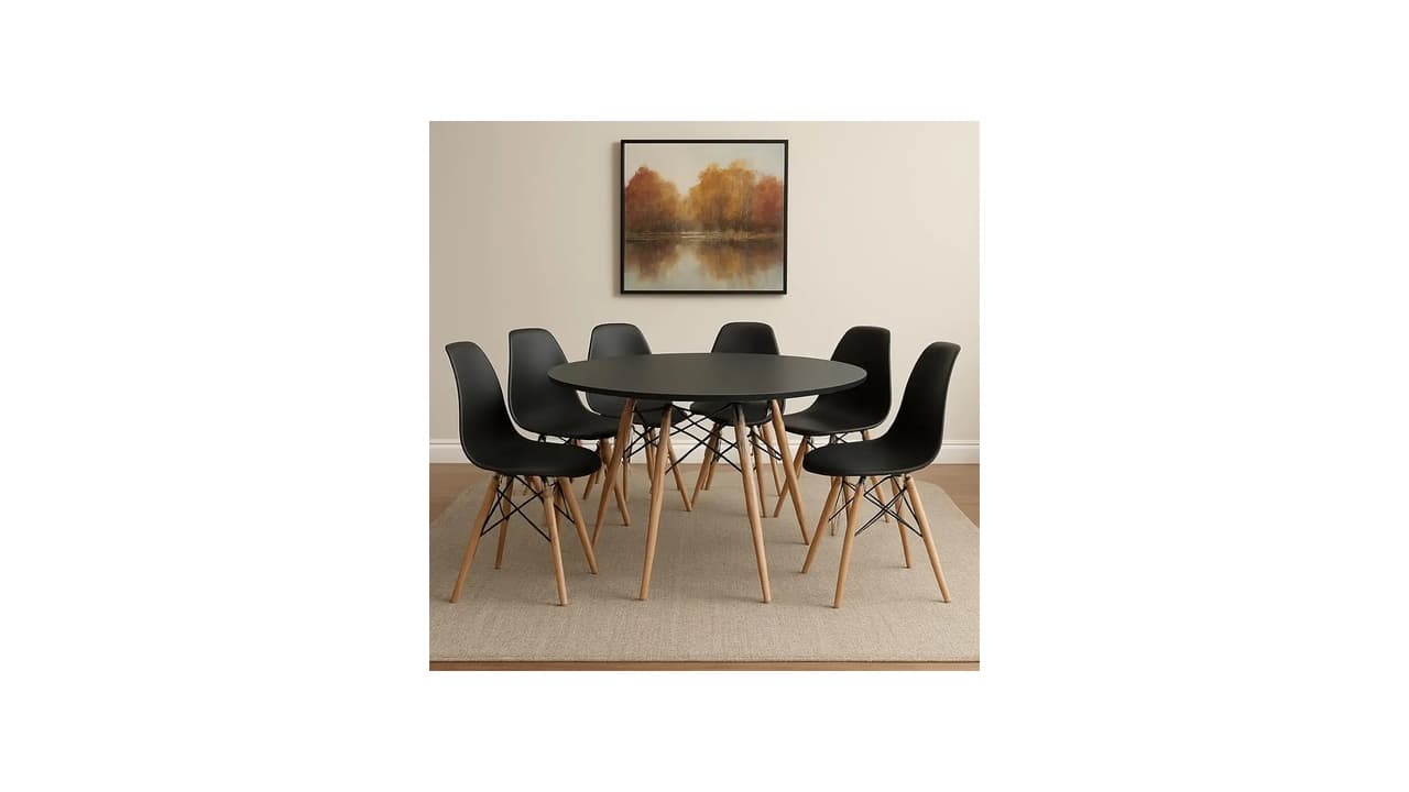 Melhor Mesa Redonda de 6 Cadeiras: Top 7 Modelos para sua Decoração