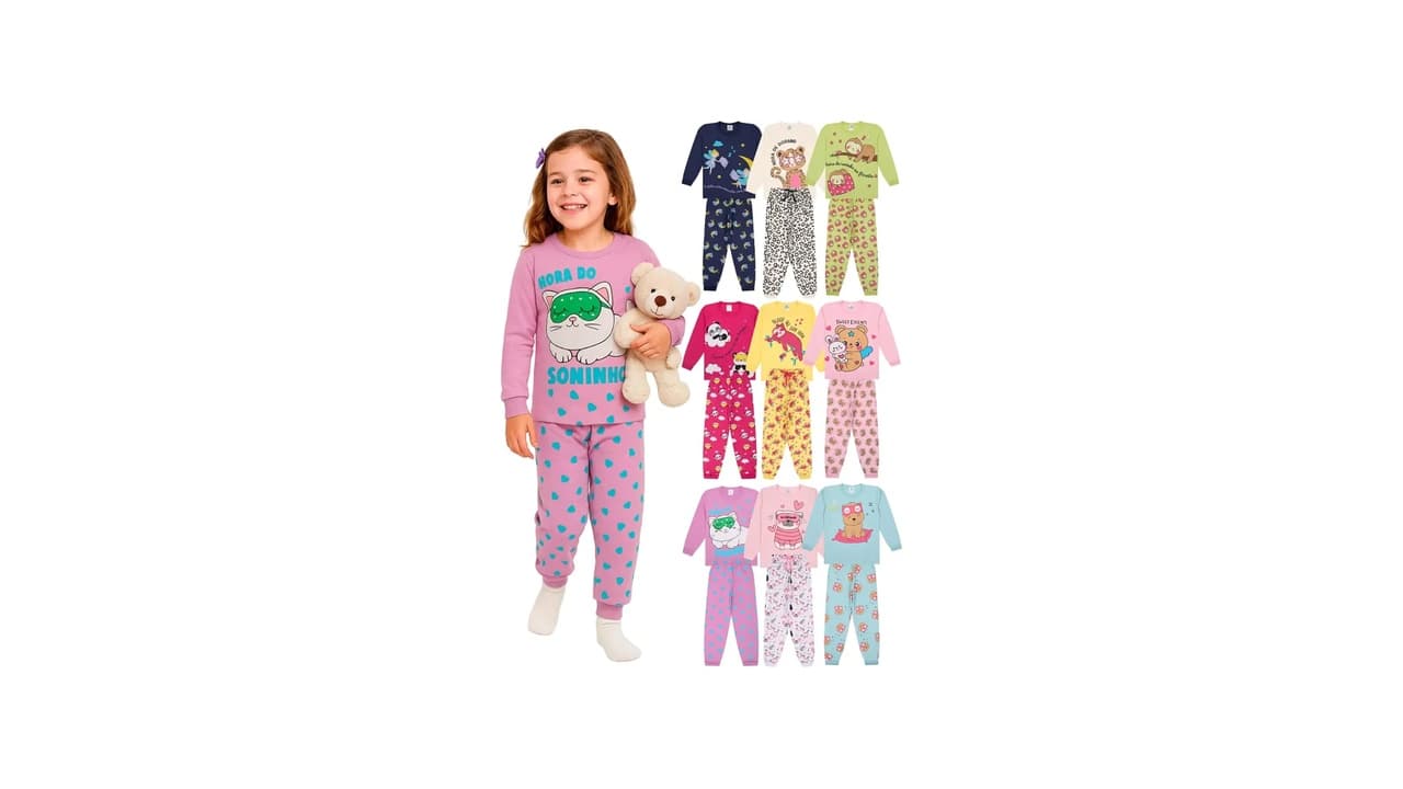 Melhor Pijama Infantil: 10 Modelos Confortáveis e Duráveis para Crianças